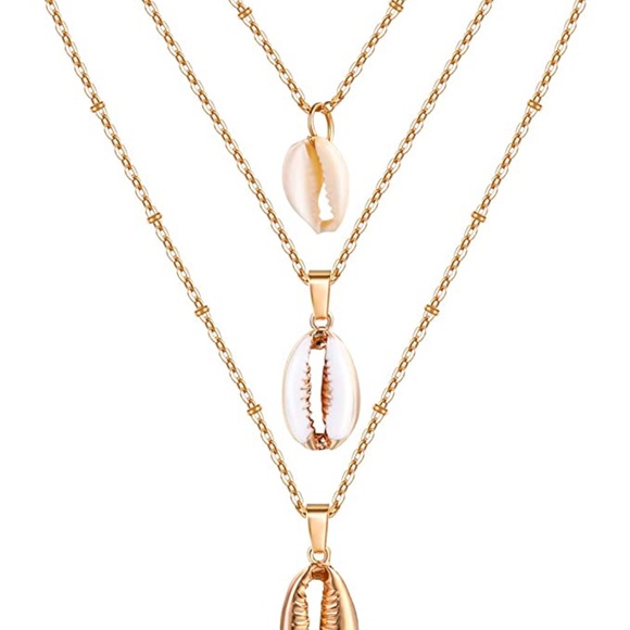 HPπBoho Tiered Seashell Necklace - Picture 2 of 9